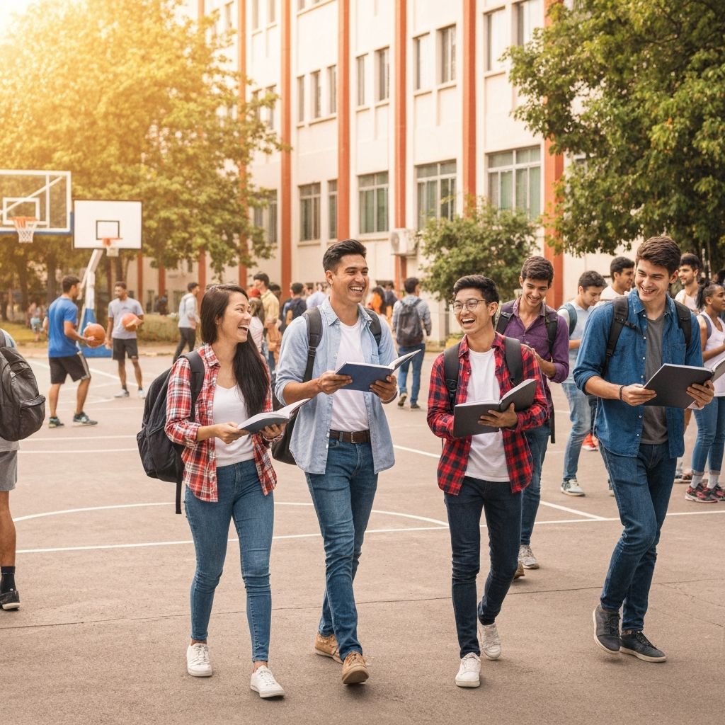 International students at Dahlia